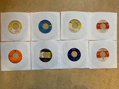 CLASSIC ROCK Pop -7  Lot Of 8 Monkees Bee Gees Dobie Gray Turtles vinyl 60's 70s