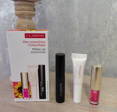 CLARINS Makeup Essentials 3 Piece Value Pack New Genuine & Boxed