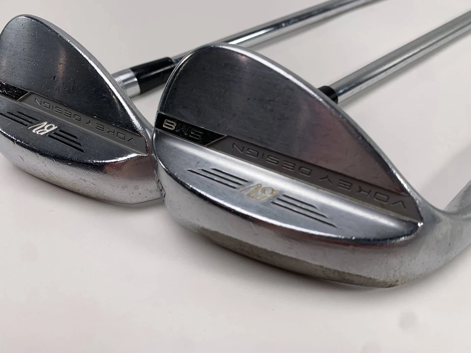 Titleist Vokey SM8 Tour Chrome Wedge Set 52* 8 | 56* 8 | 60* 12 Wedge LH Midsize - Image 3 of 4