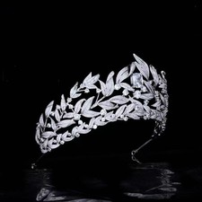 Wedding Bridal CZ Crystal Tiara