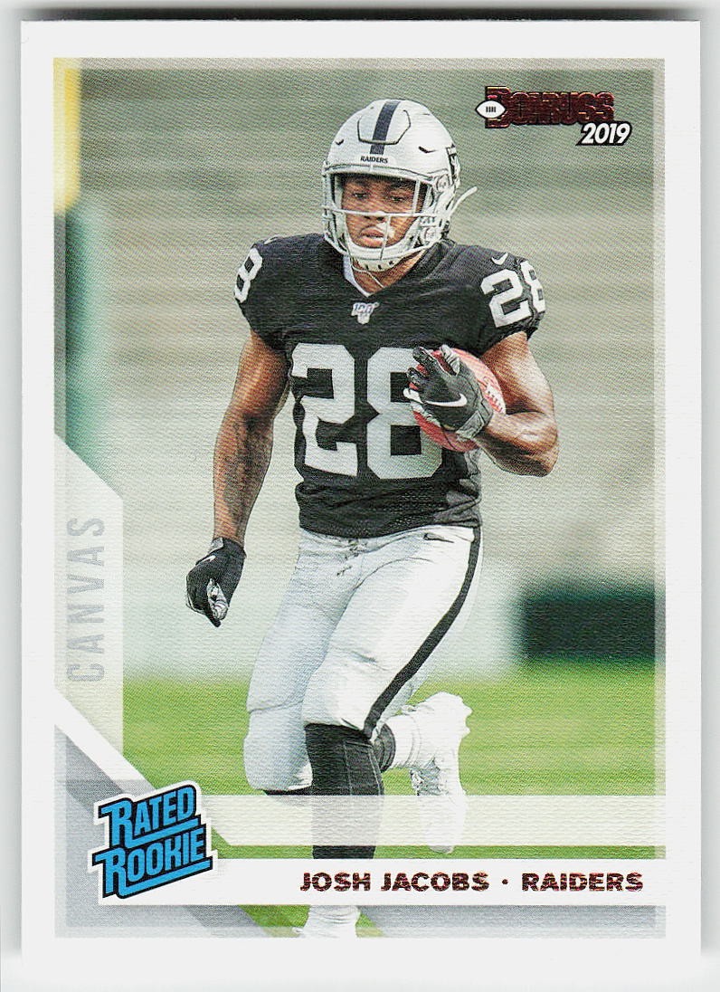 2019 Donruss #308 Josh Jacobs FOOTBALL Oakland Raiders
