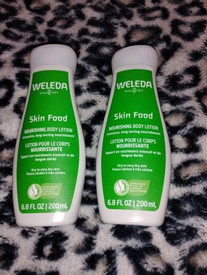 2 Weleda Skin Food NOURISHING BODY LOTION 6.8 oz Dry to Very Dry Skin 08/2026
