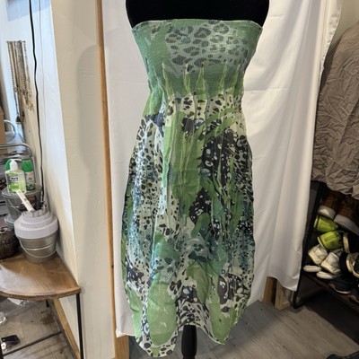 ANTHROPOLOGIE Lapis Boho Convertible Tube Maxi Skirt One Size