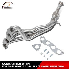 For 06-11 Honda Civic Si Double Welding Stainless Steel Exhaust Header Manifold