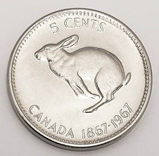 1967 Canada - Canadian Nickel  AVE CIRCULATED **FREE SHIPPING**