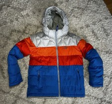 L.L.Bean Kids' Bean's Down Jacket Colorblock Size Medium 10/12