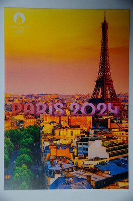 Postkarte / Postcard Olympia 2024 Paris - Olympic Games 2024 Paris - sehr selten