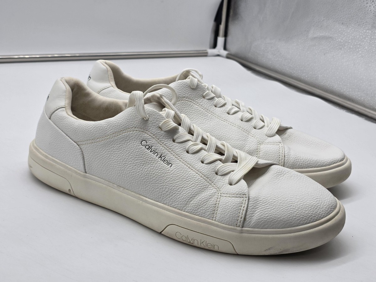 Calvin Klein Men\'s Yuzo Casual Light Gray Shoes US 11M EU 44 Calvin Klein Jeans RETRO TENNIS SU-MESH Grey - Free delivery  main image 2