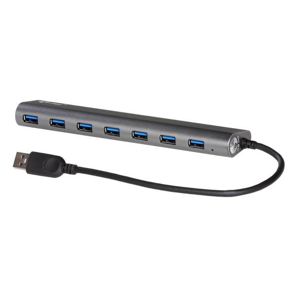 Metal u3hub778 usb 3.2 gen 1 type-a 5000 mbit/s argento - Immagine 5