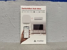 SwitchBot Hub Mini Matter Enabled Infrared Remote Control W0202203 White New