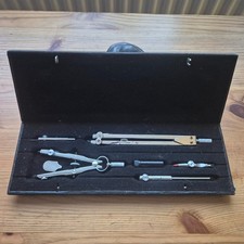 Vintage Berrick B101 Technical Drawing Set with Case used in good condition