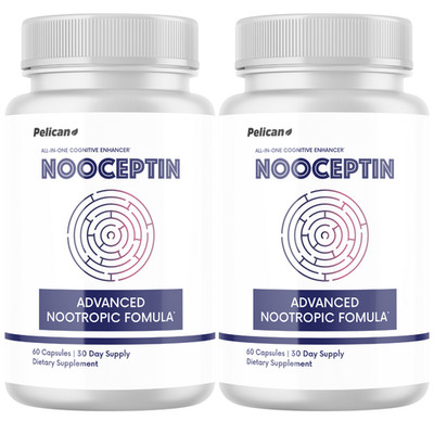 Nooceptin- Brain & Cognitive Support- 2 Bottles- 120 Capsules