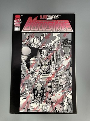 Bloodstrike 1 Image Comics 1993 Blood Brothers Prelude Liefeld Fraga VF