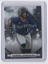 2023 Bowman Sterling Gabriel Gonzalez Seattle Mariners #BSP-91