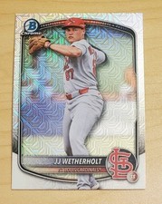 2025 Bowman Draft - Chrome JJ Wetherholt #BDC-145 Mojo Refractor (RC)