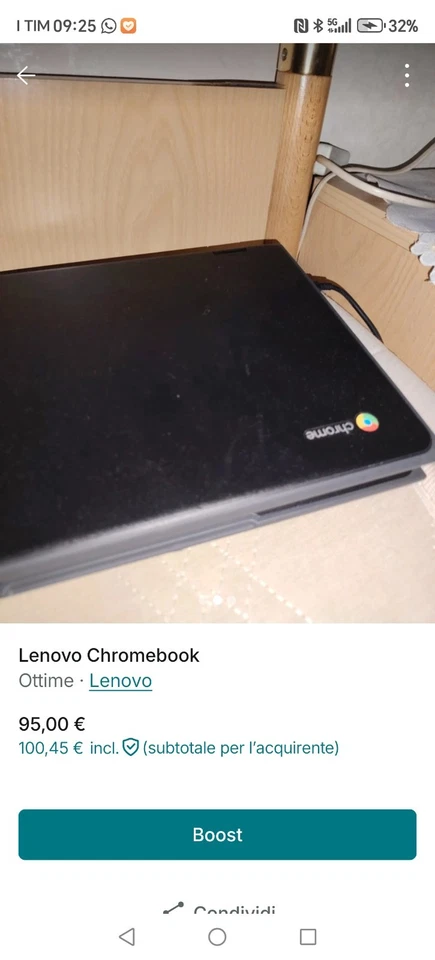 chromebook Lenovo 500e - Immagine 2 di 3