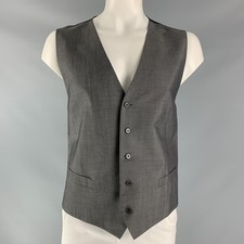 DOLCE & GABBANA Size 48 Wool Blend Buttoned Vest