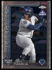 2025 Topps Pro Debut Chrome Christopher Familia #PDC-118 - Renegades