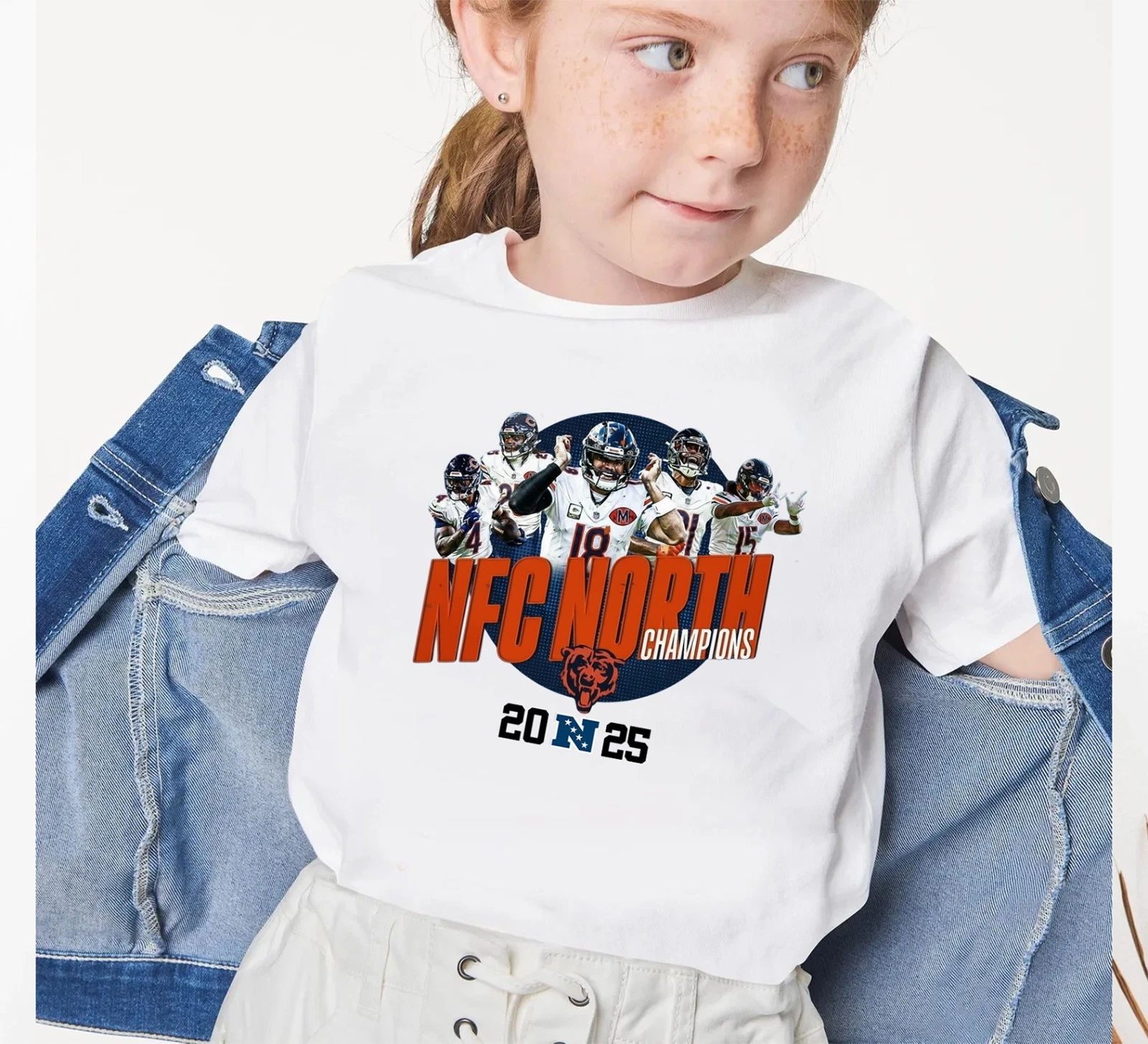 Chicago Bears 2025 NFC North Division Champions T-Shirt