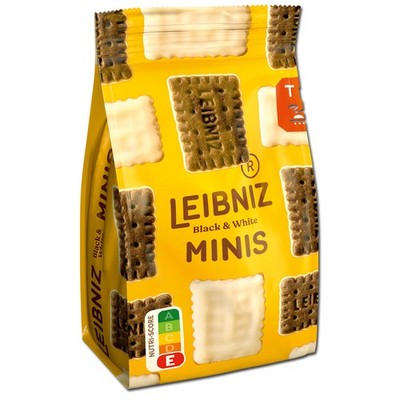 (18,56 /1kg) Bahlsen Leibniz Minis Black'n White, Kekse, 125g Beutel
