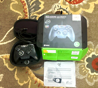 Razer Wolverine Ultimate Wired Controller for Xbox One & PC Black w/ Case