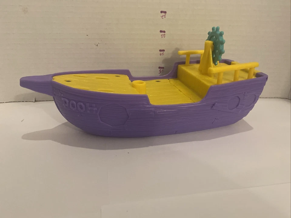 Винтажный пиратский корабль Winnie the Pooh Ahoy There от Disney Mattel 1999 - Изображение 3 из 4