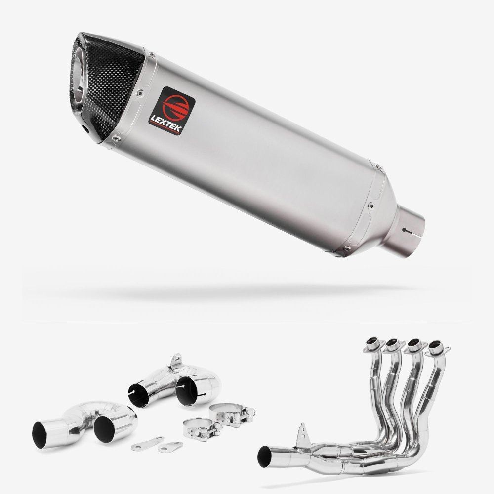 Lextek VP1 Matt Exhaust System 300mm for Honda CBR1000RR Fireblade (14-16)