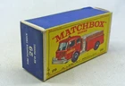 Lesney Matchbox Toys MB29c Fire Pumper ORIGINAL Empty E1 Type Box with "NEW"
