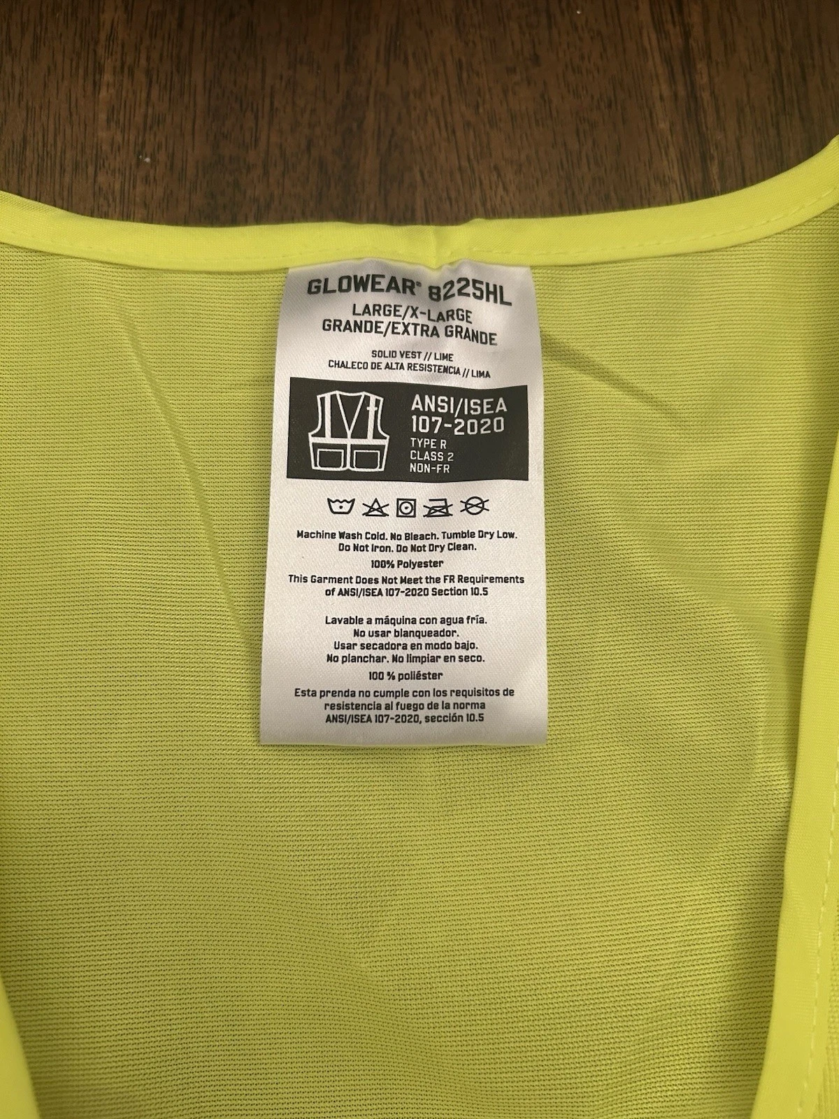 Ergodyne Safety Vest 8255HL 21473 Class 2 Type R Size L/XL - product detail image 6