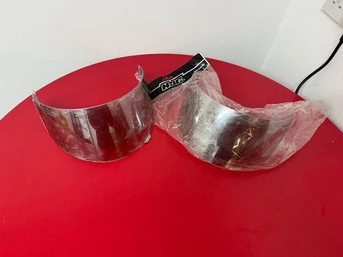 HJC Silver Chrome Motorcycle Visor For HJC HJ02 Helmet (New Old Stock)