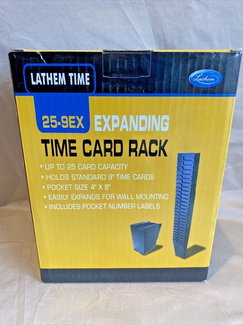 Lathem 259ex 25 Pocket Expandable Time Card Rack For Sale Online Ebay