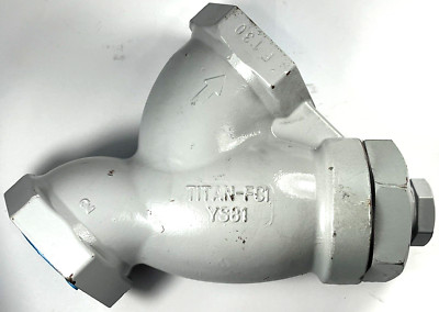 Titan-FCI - 2'' FNPT Wye Y-Strainer - YS81-CS - A216-WCB Carbon Steel - 1480 MWP