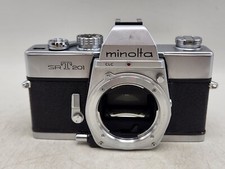 Vintage Minolta SRT 201 CLC 35mm Film SLR Camera Body Only - Chrome READ