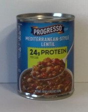 Progresso Mediterranean-Style Lentil Soup 19 oz Lot of 8 FREE SHIPPING 