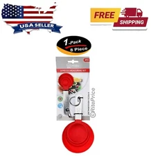 Stainless Steel and PP Measuring Cups Spoons Set of 8 pcs Kitchen Baking Cooking