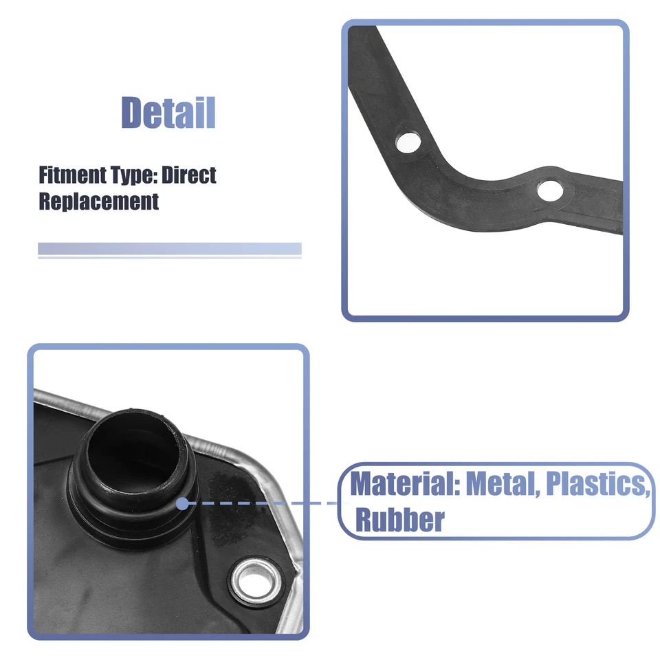 Pack de 1 para Hyundai Elantra 2009-2012 Juego de juntas de filtro de aceite de transmisión Foto 4 de 4