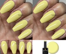 BLUESKY GEL NAIL POLISH LEMON YELLOW IT*S TIME FOR YOU SS2203 UV LED SOAK OFF