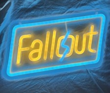 Fallout Logo LED USB Neon Wall Light - Excellent Condition
