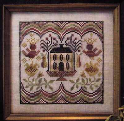 Cross Stitch Kathy Barrick Owls Pears Tree Crowns Needlework OOP