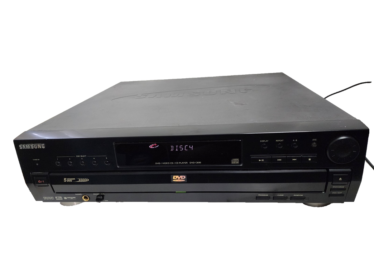 Samsung DVD-C600 DVD Video-CD Player 5 Disc DVD CD Changer | eBay
