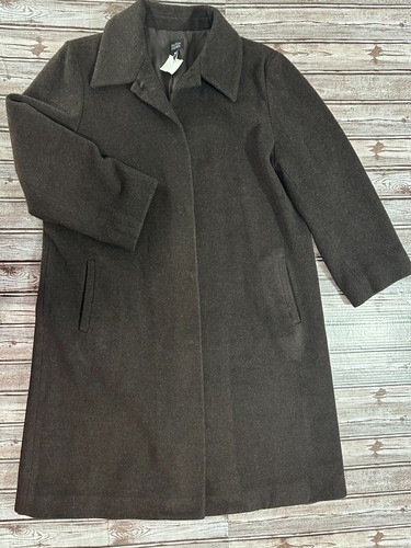 Veste En Laine 100% Eileen Fisher Bleue Taille L - Neuf Sans étiquettes - Coupe Classique