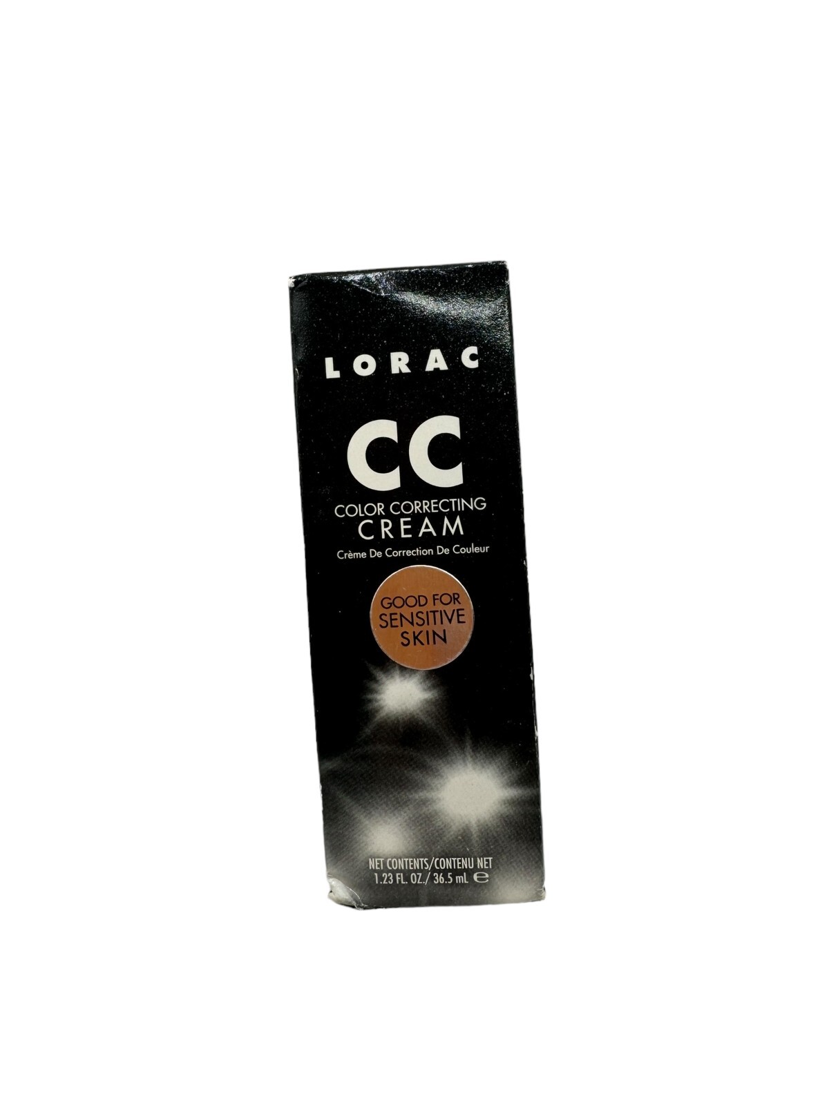 Lorac CC Cream Color Correcting Foundation CC3 Tan  1.23 Oz New Full Size