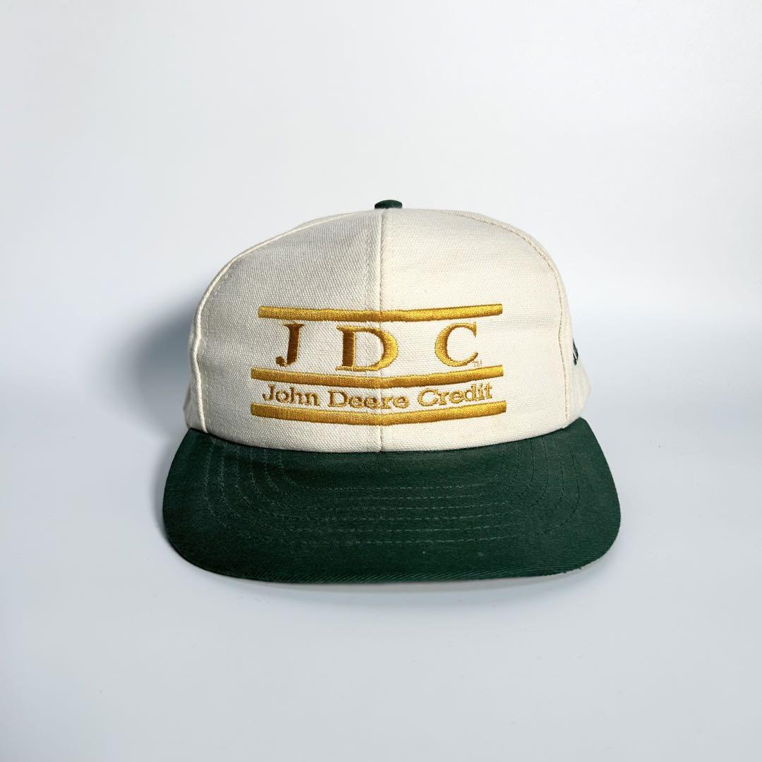 USA made deadstock bank cap with embroidered logo