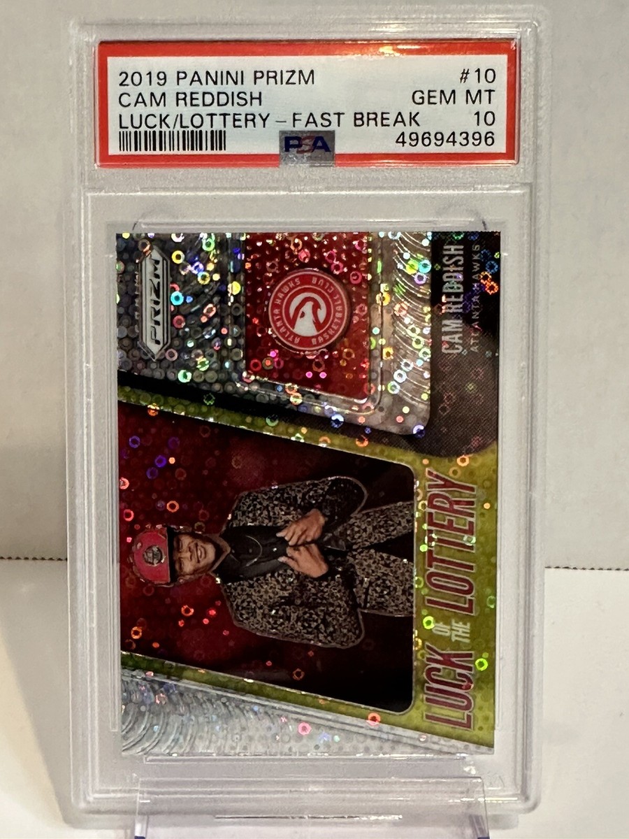 2019-20 Panini Prizm - Luck of the Lottery Cam Reddish #10 Fast