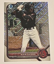 2022 Bowman Chrome Prospects Mojo Refractor #BCP-18 Alvin Guzman Diamondbacks