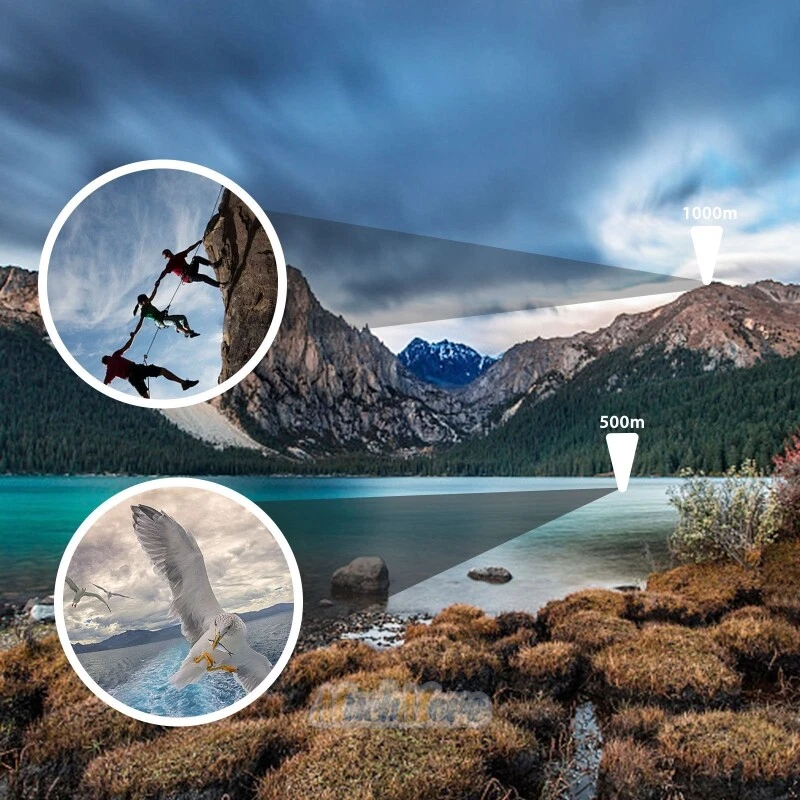 180x100 Military Zoom Powerful Binoculars Day/Low Night Optics Hunting with Case - Image 2 of 4