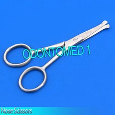 Stainless Steel Ear Nose Eyebrow Hair Cutting Scissor Shears Beauty Tool