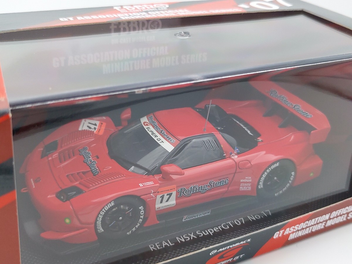 1 43 Ebbro 43921 Honda Real NSX Super GT 500 2007 #17 Model Cars