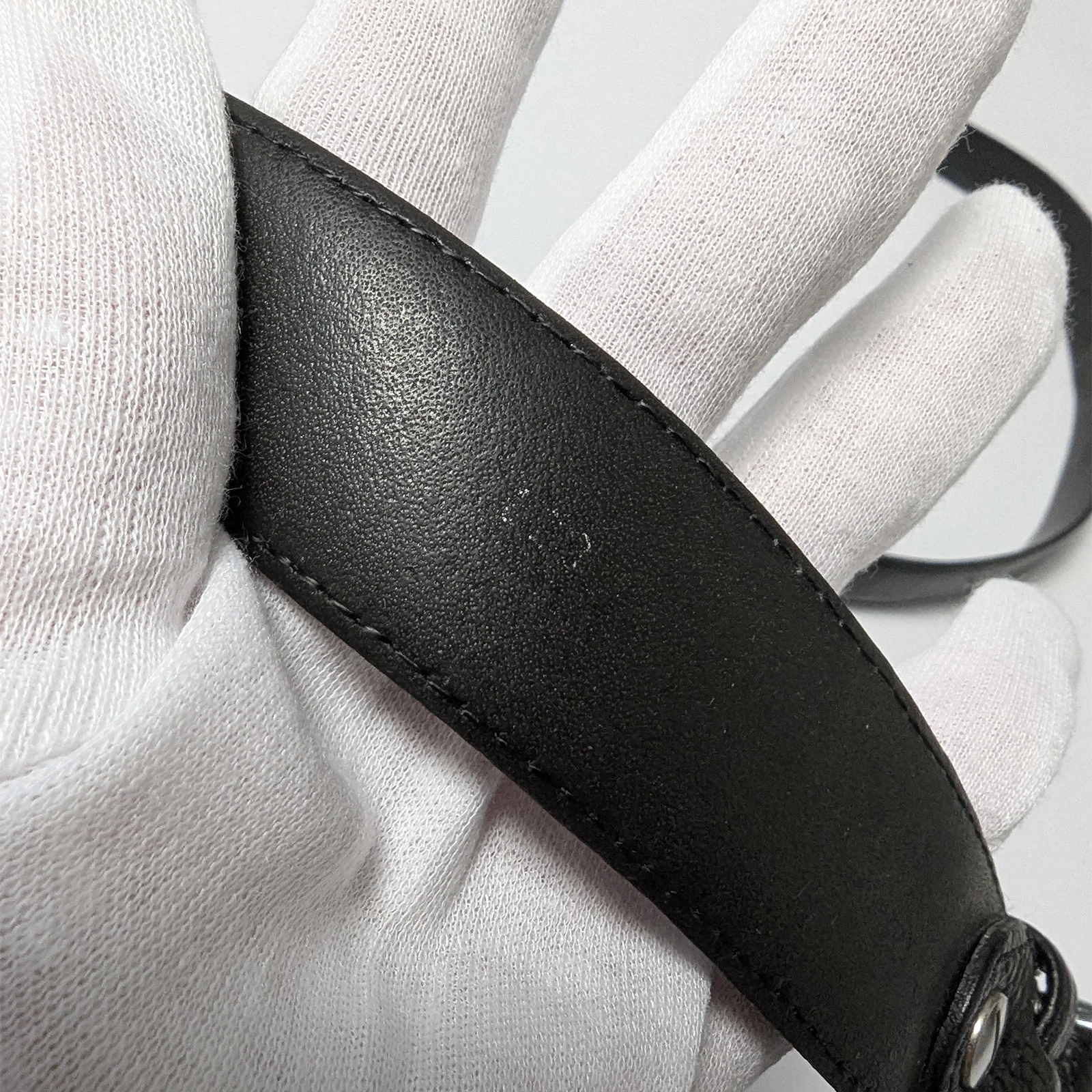 Cintura abito Kenzo vintage anni 90 pelle nera fibbia metallo classica taglia 32 34 M