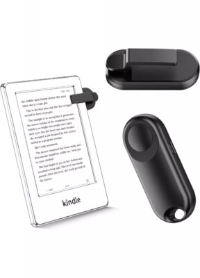 Sycelu RF Remote Control Page Turner for Kindle Paperwhite Accessories Black